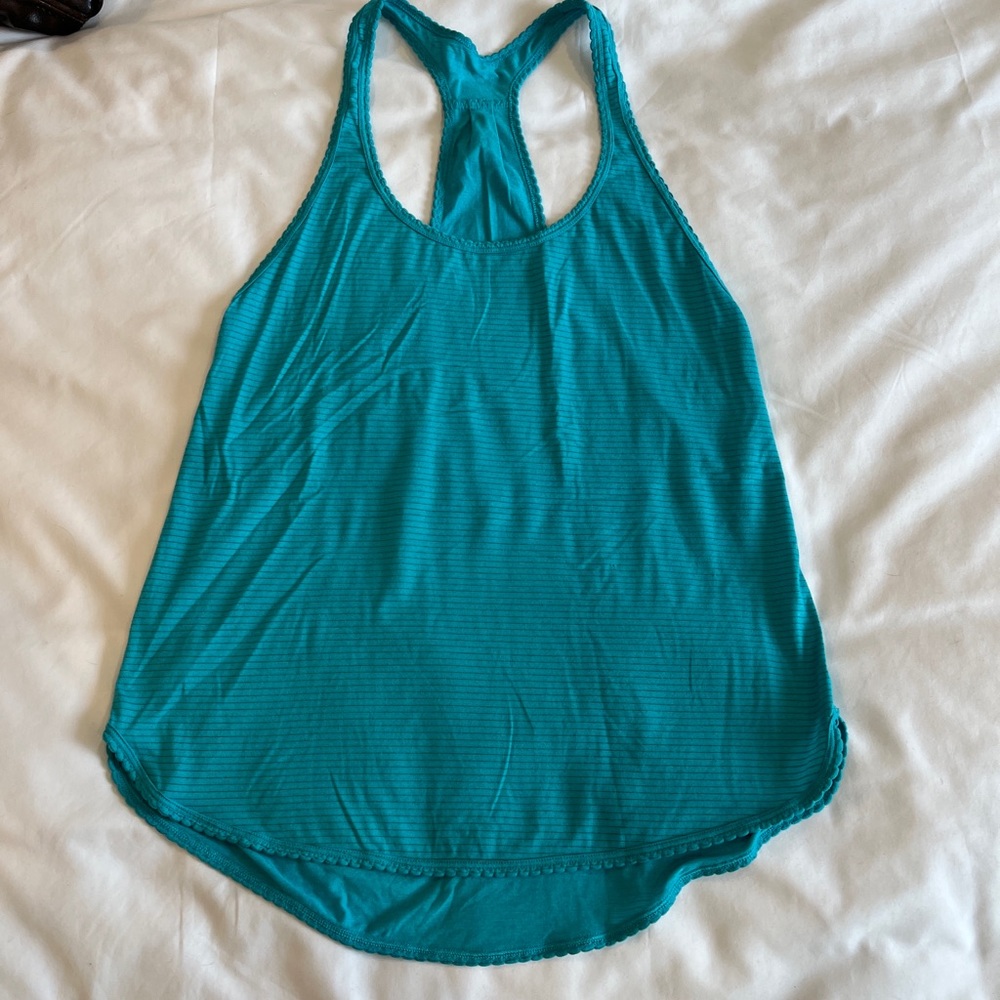 lululemon athletica Teal Tank Top